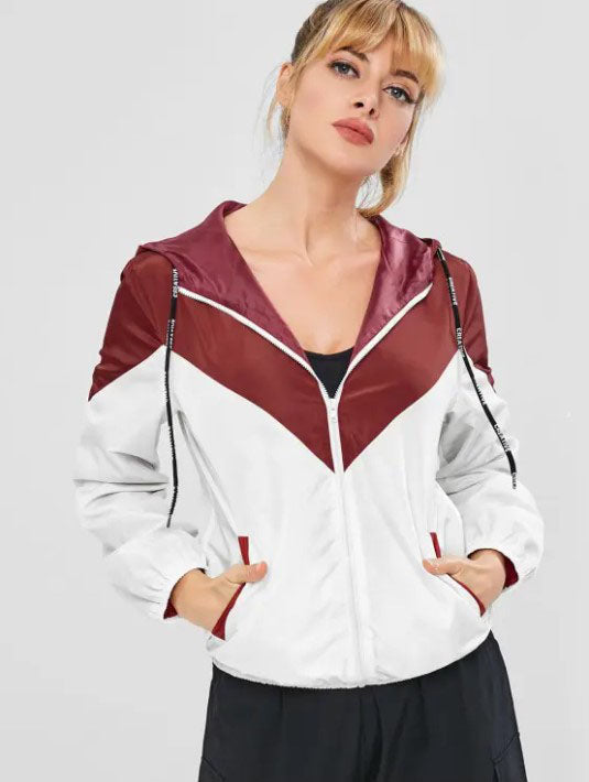 Two-tone Windbreaker Jacket 