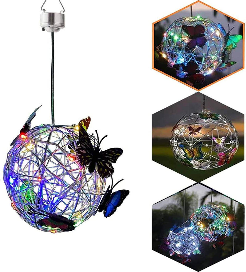 Zonneverlichte Mesh Vlinder Orb