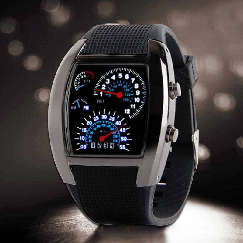 Speedometer Digital Wrist Watch