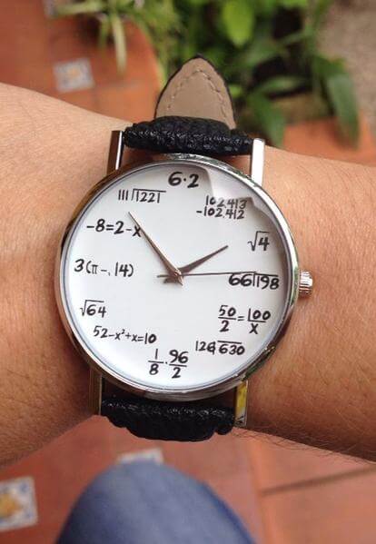 Mathematical Quartz Watch