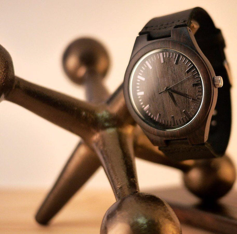 You Will Always Be My Son Engraved Wooden Watch