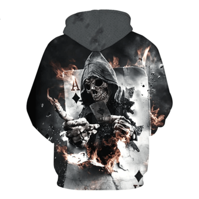 Ace of Death Doodskop Hoodie