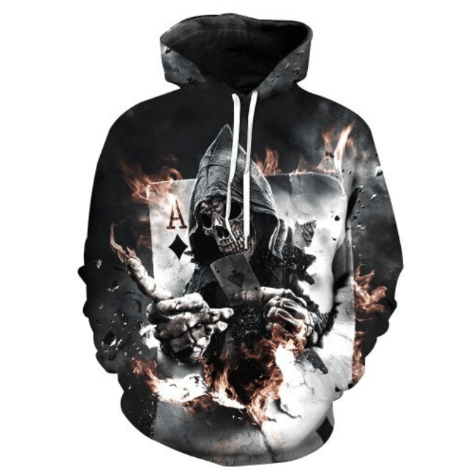 Ace of Death Doodskop Hoodie