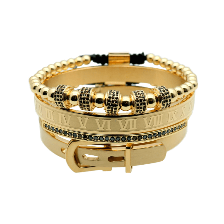 Titanium Bracelet Set