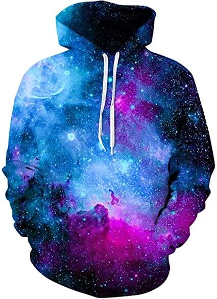 Realistische 3D Gedrukte Modieuze Hoodies