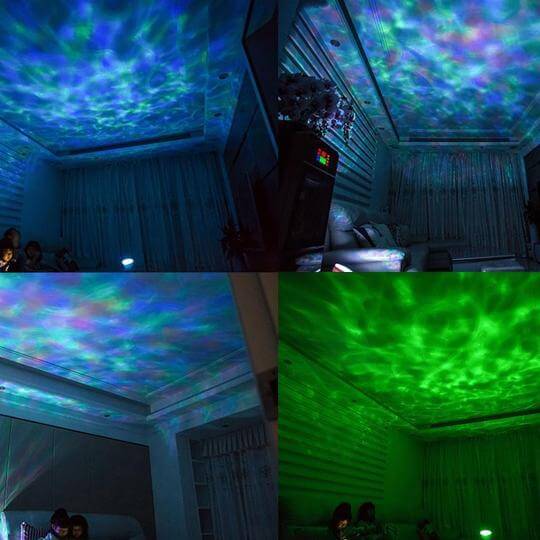 Oceaan Golf Projector LED Nachtlampje