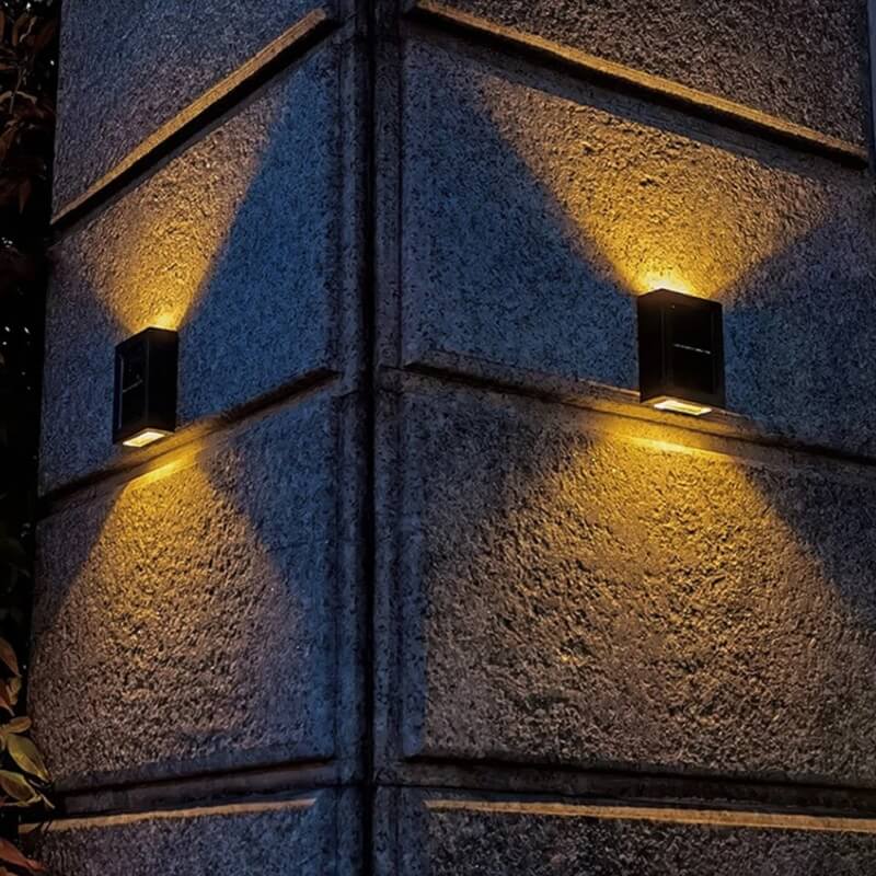 Solar Powered Outdoor Patio Wall Light
