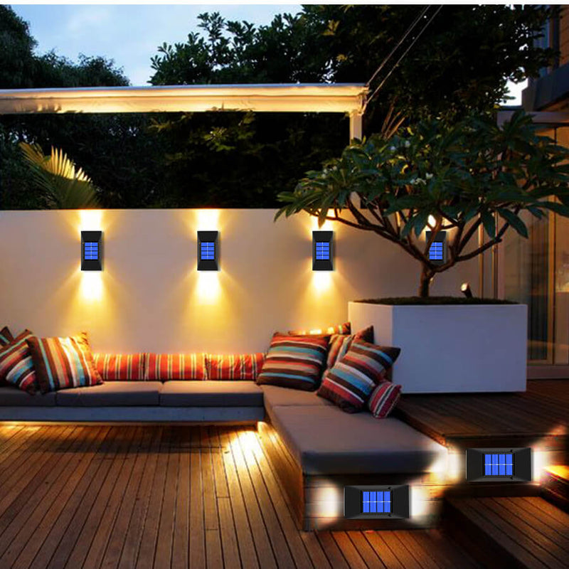 Solar Powered Outdoor Patio Wall Light