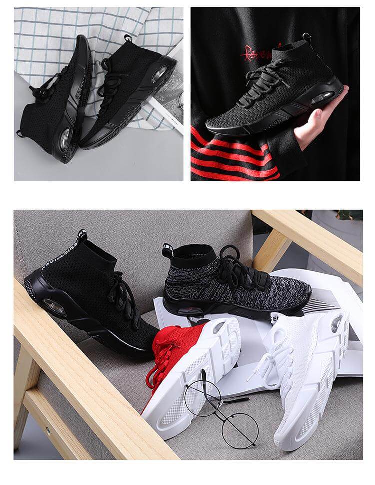 Ademende Mannen Sneakers
