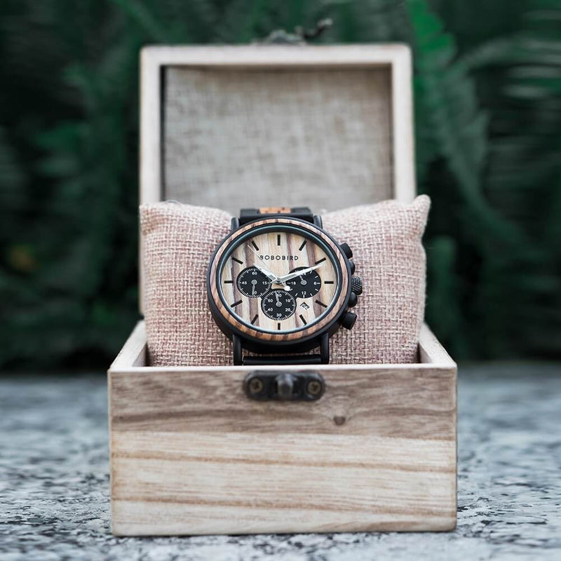 Luxe Houten Herenhorloge