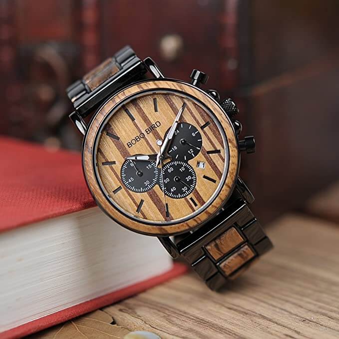 Luxe Houten Herenhorloge