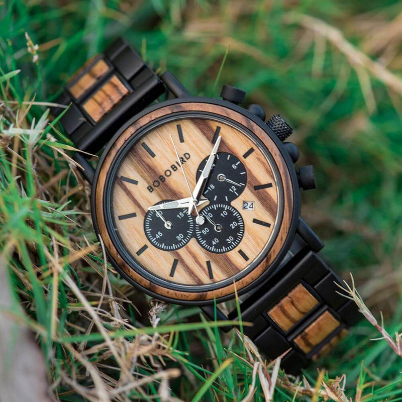 Luxe Houten Herenhorloge