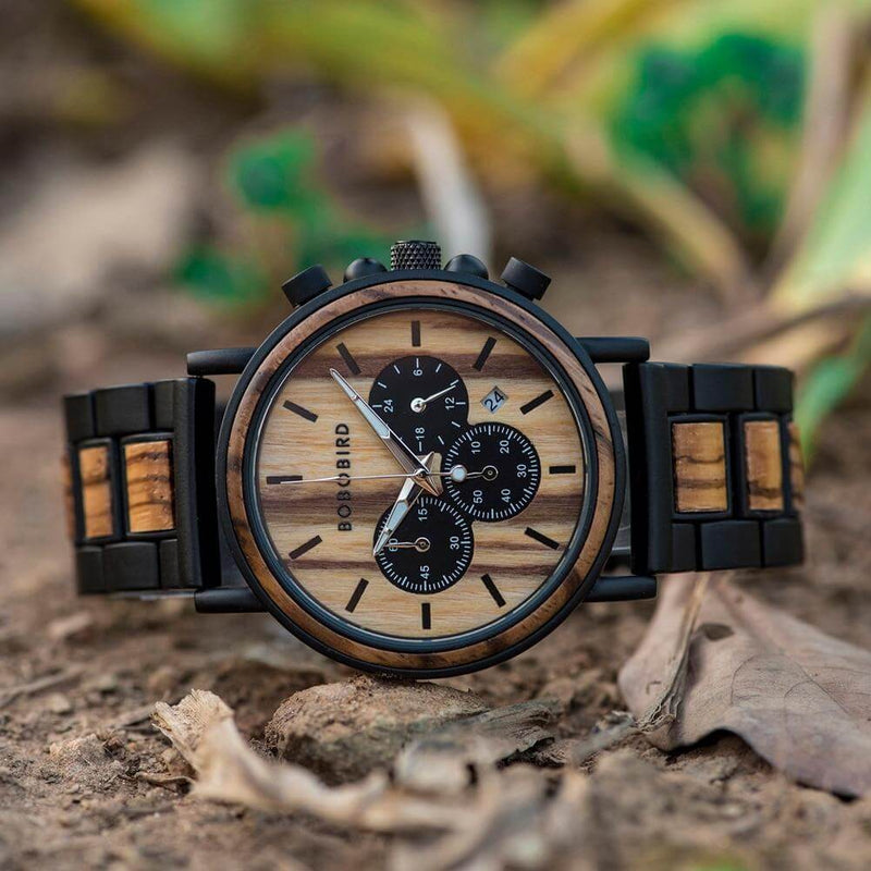 Luxe Houten Herenhorloge