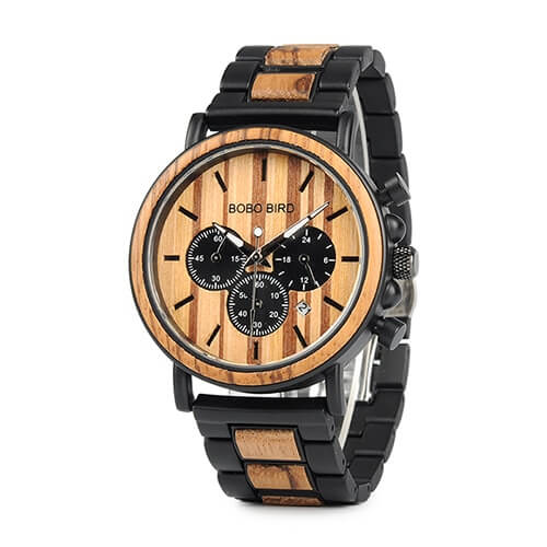 Luxe Houten Herenhorloge