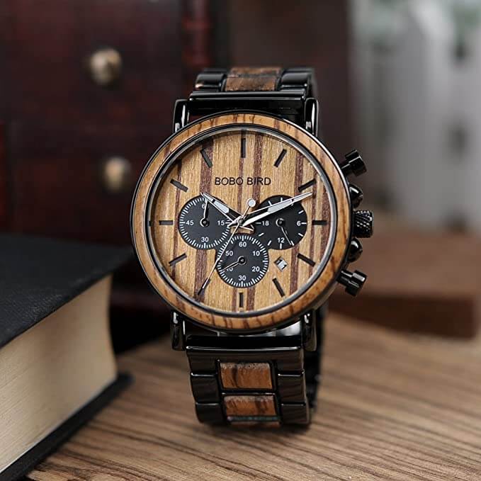 Luxe Houten Herenhorloge